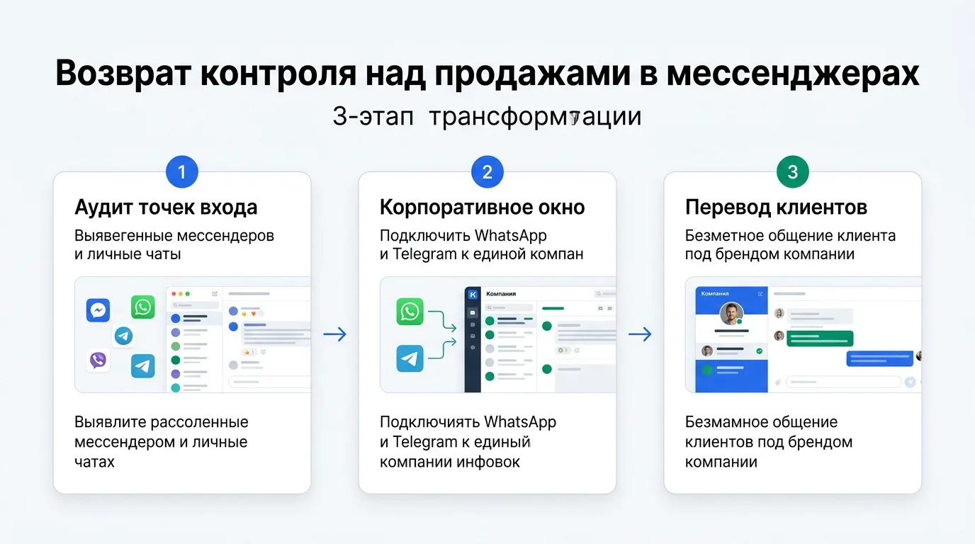 Возврат контроля над продажами в мессенджерах